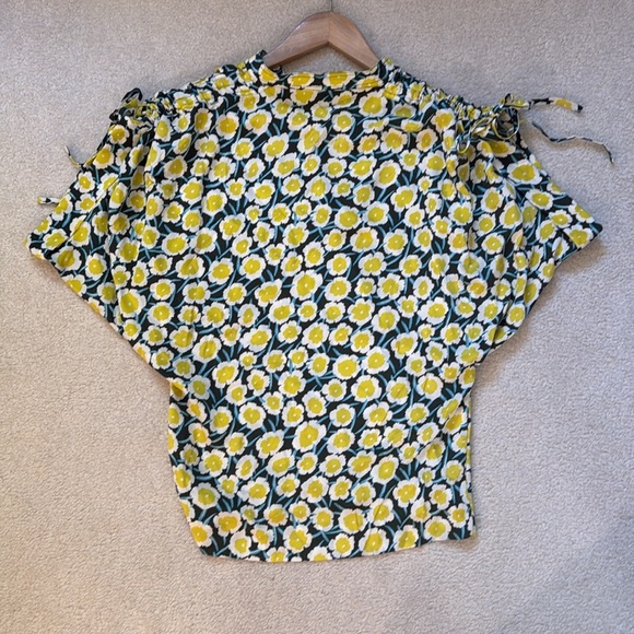 Diane von Furstenburg Grania Silk Floral Top - Picture 10 of 13